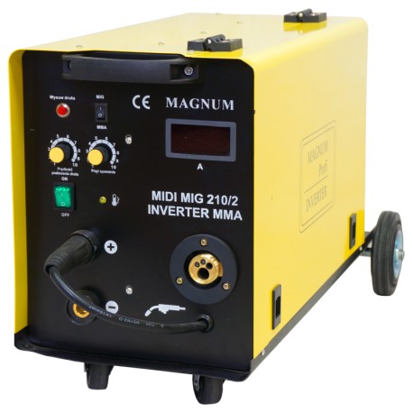 MAGNUM Inwerterowy półautomat spawalniczy MAGNUM MIDI MIG 210/2 MMA