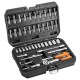 NEO TOOLS Zestaw kluczy nasadowych 1/4" 46szt. CrV 08-660