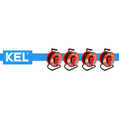 KEL - Przedłużacz bębnowy PRO PB-PRO/S/25m/3x1,5m H05RR-F