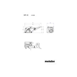 METABO Bruzdownica  MFE 40 (604040510)