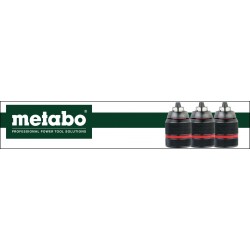 METABO Szybkomocujące uchwyty wiertarskie Futuro Plus S2 M, bieg prawo/lewo