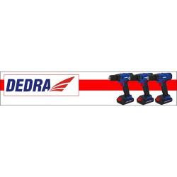 DEDRA - Akumulatorowa wiertarko-wkrętarka 14,4V
