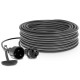 KEL - Przedłużacz PJ-PRO/30M/3X1,5 GUMOWY CZARNY