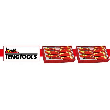 TENGTOOLS 10-elementowy Zestaw wkrętaków 1000 V Teng Tools TTV907N